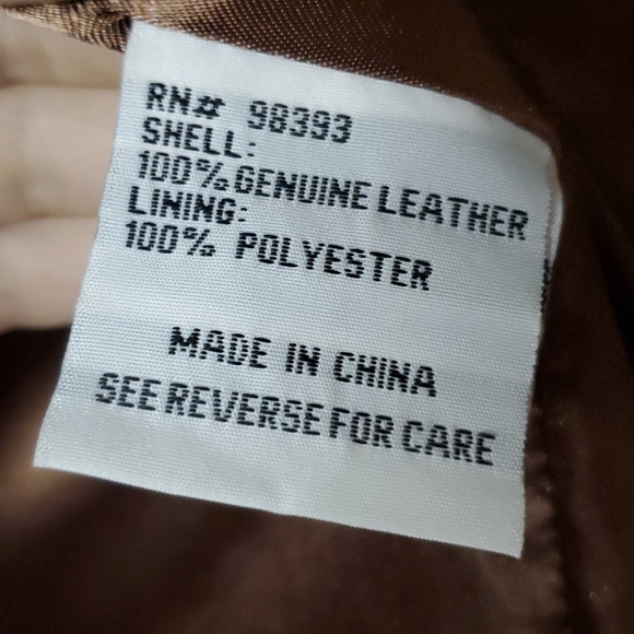 Pamela McCoy brown leather jacket - Picture 7 of 10